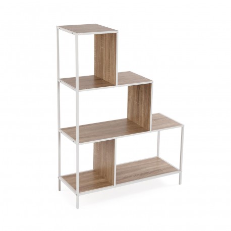 ESTANTE ESCADA 3 PRATELEIRAS BRANCO