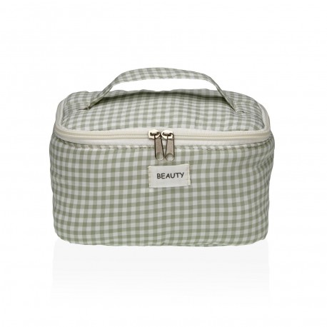 NÉCESSAIRE VICHY VERDE COM ASA