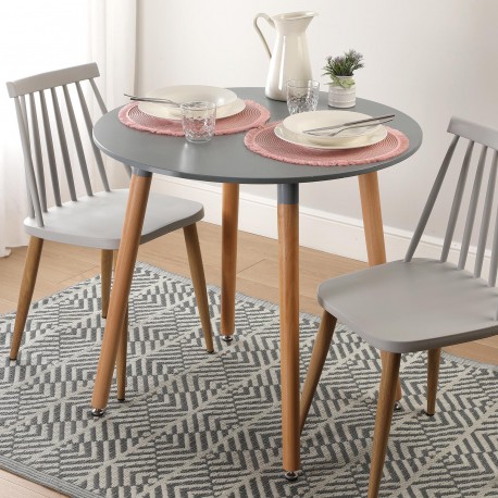 MESA COMEDOR GRIS MAYRA