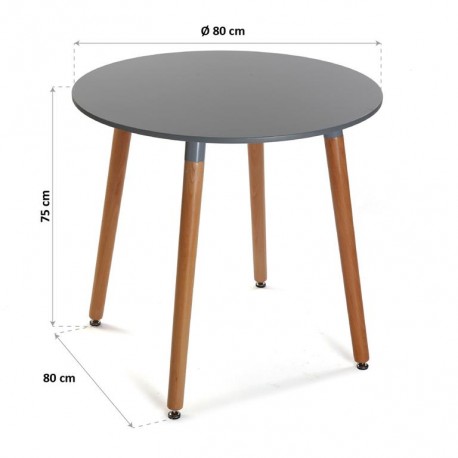 MESA COMEDOR GRIS MAYRA