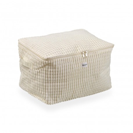 CAIXA ARRUMAÇÃO CORDUROY BRANCO M