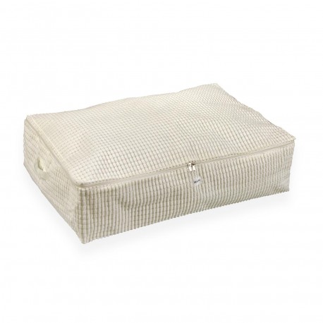 CAIXA ARRUMAÇÃO CORDUROY BRANCO XL