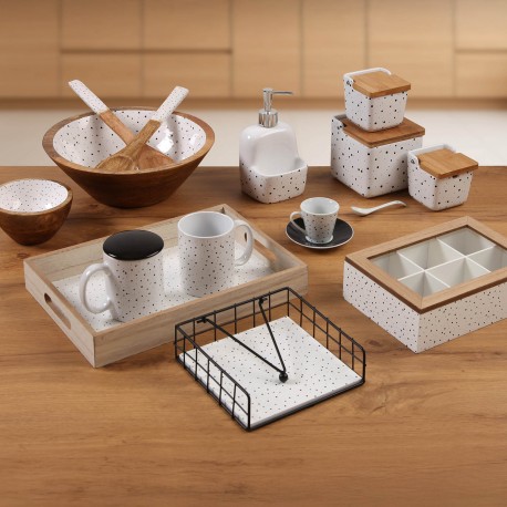 SALEIRO TAMPA BAMBU SPECKLE SALEIRO TAMPA BAMBU SPECKLE