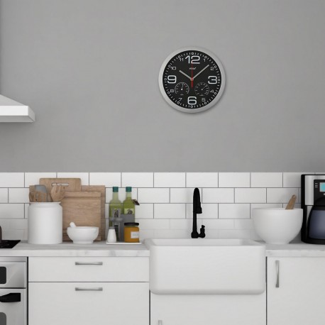 RELOJ NEGRO C/TERMOM PAMUK