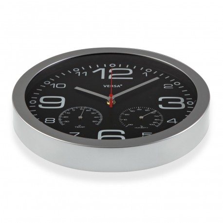 RELOJ NEGRO C/TERMOM PAMUK