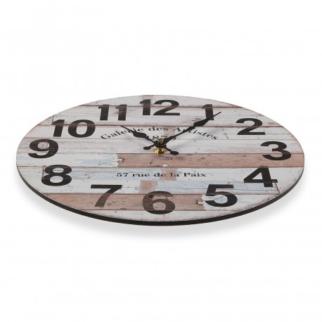 RELOJ DE PARED MADERA 29CM