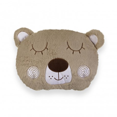 ALMOFADA COM ENCHIMENTO URSO BEGE