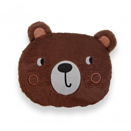 ALMOFADA COM ENCHIMENTO URSO CASTANHO ESCURO