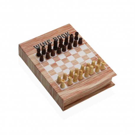 CONJUNTO 4 ACESSÓRIOS VINHO XADREZ