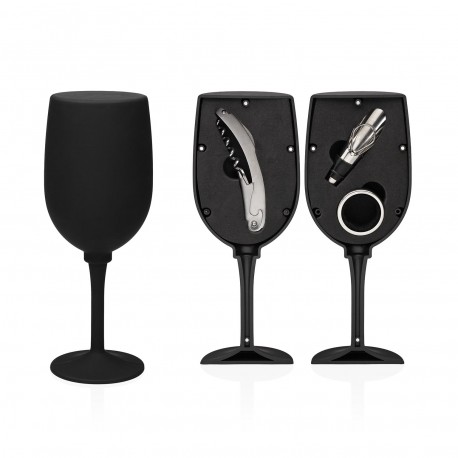 CONJUNTO COPA VINHO 3 ACESSÓRIOS