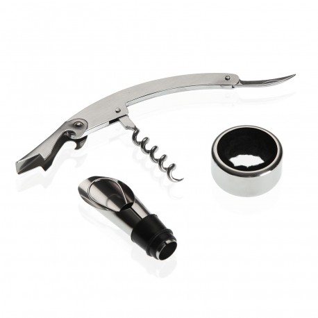 CONJUNTO COPA VINHO 3 ACESSÓRIOS