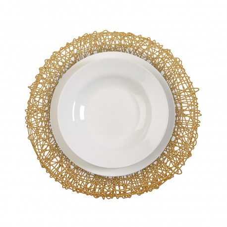 INDIVIDUAL REDONDO DOURADO