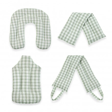 ALMOFADA TÉRMICA VICHY VERDE 45X12