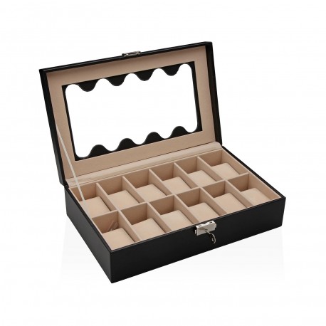 JOALHEIRO 12 RELÓGIOS PRETO JOALHEIRO 12 RELÓGIOS PRETO