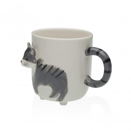 MUG GATO EM RELEVO