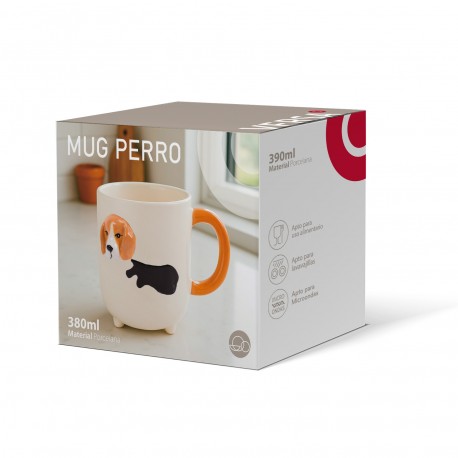 MUG CÃO EM RELEVO
