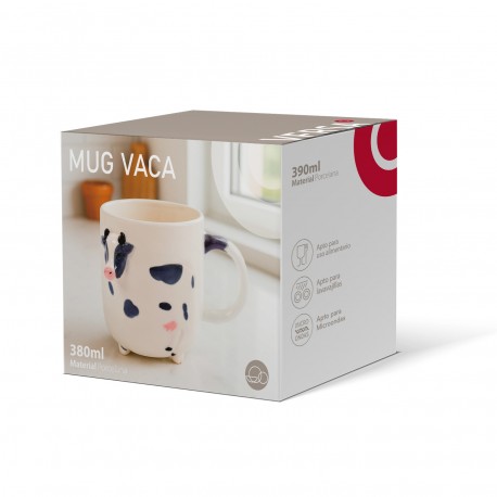 MUG VACA EM RELEVO