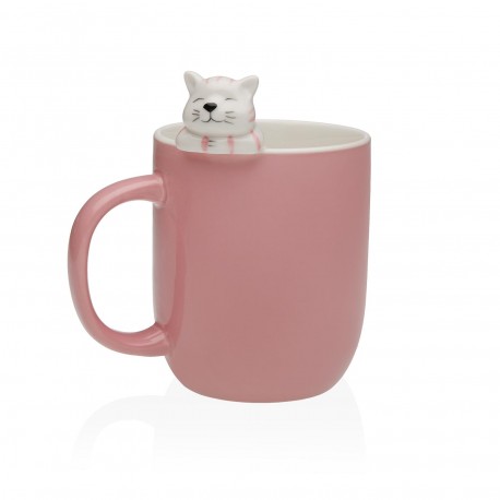 MUG GATO ROSA MUG GATO ROSA
