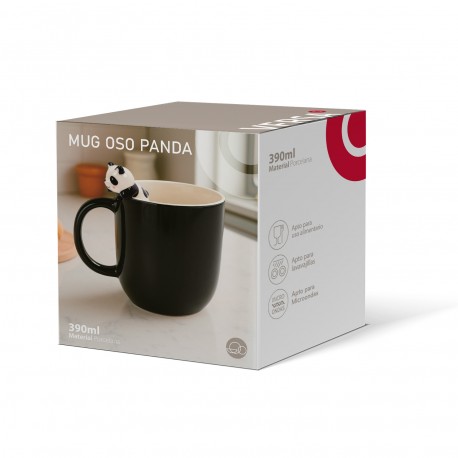 MUG URSO PANDA PRETO MUG URSO PANDA PRETO