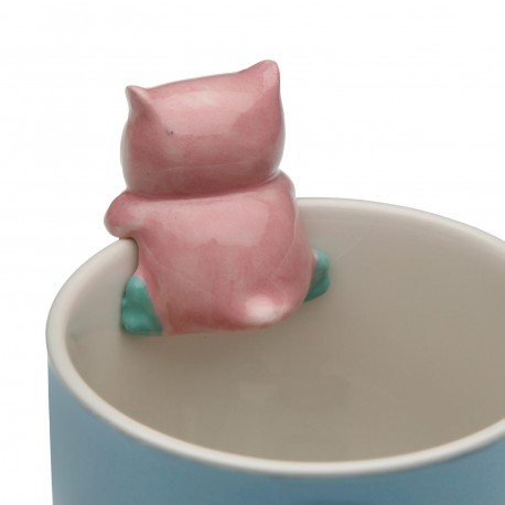 MUG CORUJA AZUL