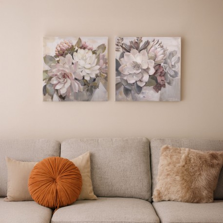 QUADRO FLORES 40 X 40