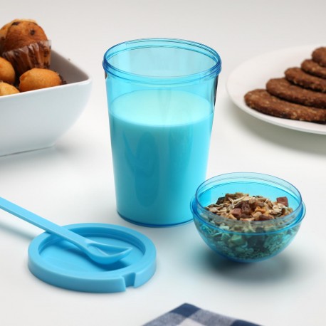 COPO ALIMENTOS COLHER AZUL COPO ALIMENTOS COLHER AZUL
