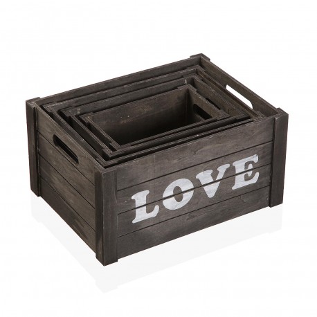 CAJA DE MADERA LOVE XL