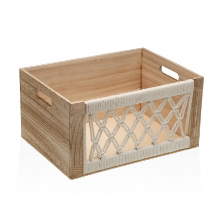 CONJUNTO 3 CAIXAS MACRAMÉ