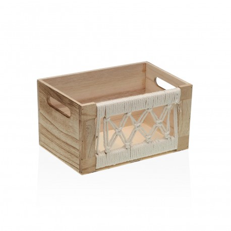 CONJUNTO 3 CAIXAS MACRAMÉ