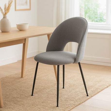 CADEIRA RIGLOS CINZA CLARO