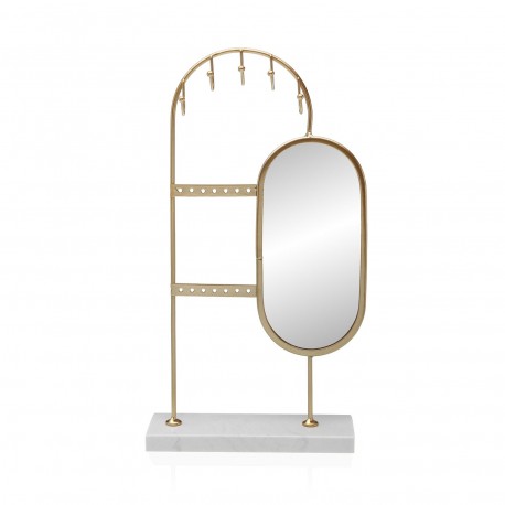JOALHEIRO METÁLICO DOURADO ESPELHO VERTICAL JOALHEIRO METÁLICO DOURADO ESPELHO VERTICAL