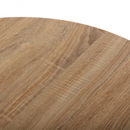 MESA BRANCA E MADEIRA MEERA 100 CM MESA BRANCA E MADEIRA MEERA 100 CM