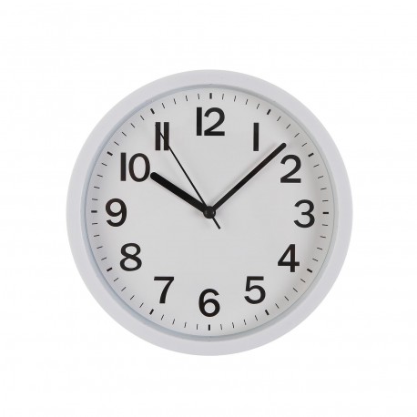 RELÓGIO DE PAREDE BRANCO 22CM RELÓGIO DE PAREDE BRANCO 22CM