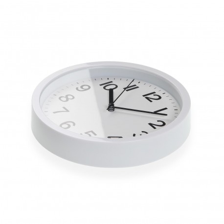 RELÓGIO DE PAREDE BRANCO 22CM RELÓGIO DE PAREDE BRANCO 22CM