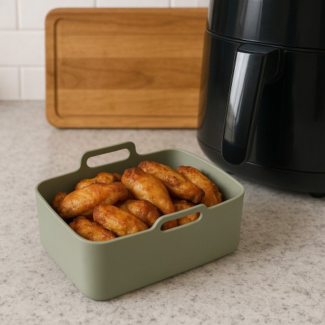 MOLDE RETANGULAR PARA AIRFRYER MOLDE RETANGULAR PARA AIRFRYER