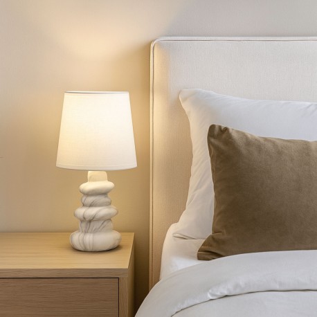 CANDEEIRO DE MESA NOLIA BRANCO