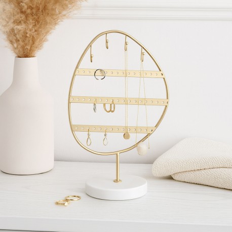 JOALHEIRO METÁLICO DOURADO 4 NÍVEIS