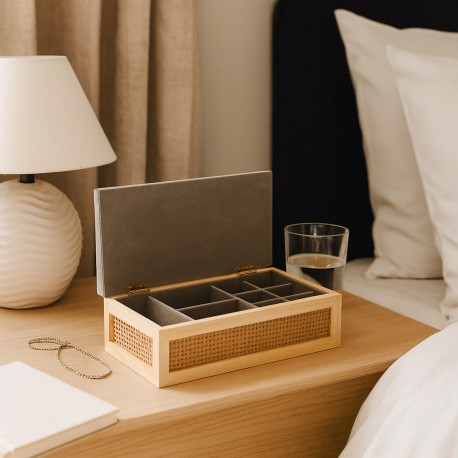 JOYERO DE RATTAN JEYCO