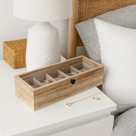 CAIXA RELÓGIOS 5 COMPARTIMENTOS NIKO