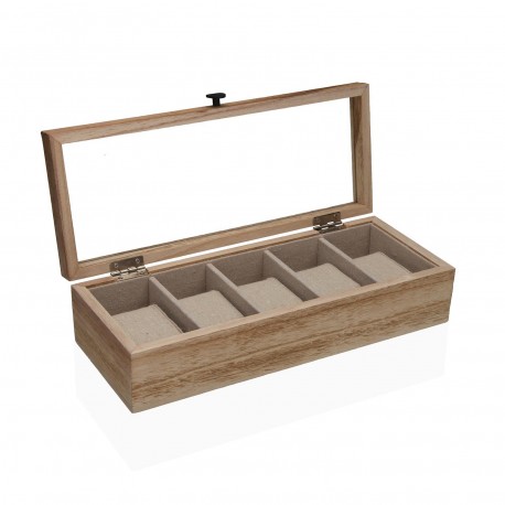 CAIXA RELÓGIOS 5 COMPARTIMENTOS NIKO