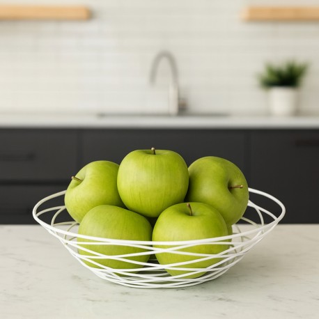 DECORAÇÃO FRUTA MAÇÃ VERDE 9 CM