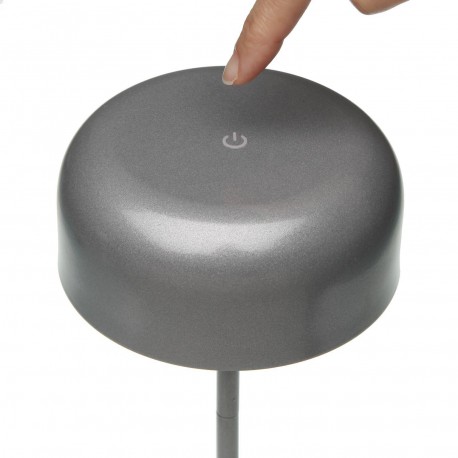 CANDEEIRO MESA ALWARA PRATEADO