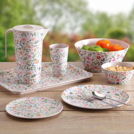 CONJUNTO 4 TAÇAS FLORES