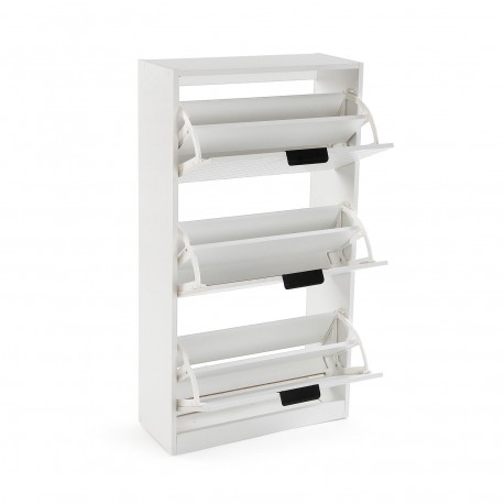 SAPATEIRA 3 GAVETAS NIALL BRANCO