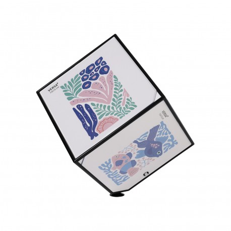 CUBO FOTOS JUNO PRETO 15X15