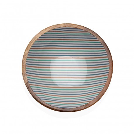 TIGELA GRANDE ESMALTADA RISCAS