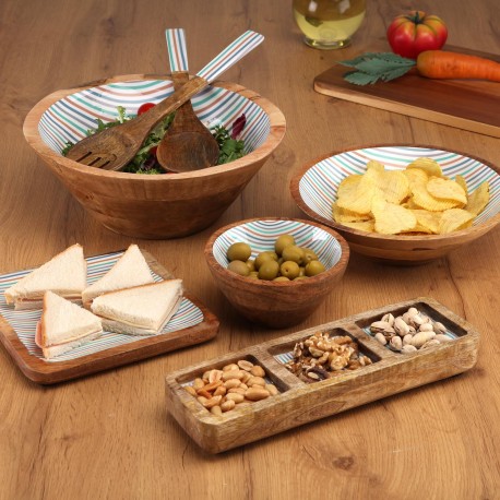 TIGELA GRANDE RISCAS 30CM DIÂM.