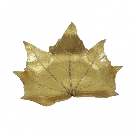 CENTRO DE MESA FOLHA DOURADA