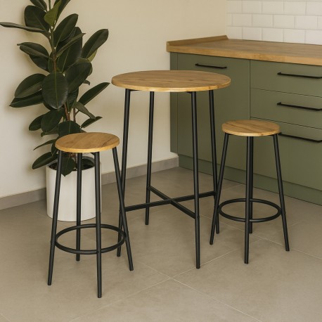 CONJUNTO MESA E 2 CADEIRAS