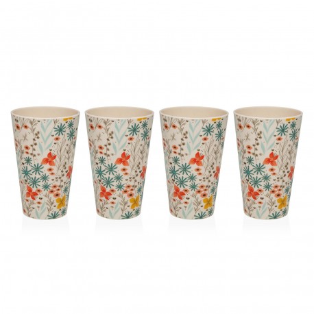 CONJUNTO 4 COPOS FIORELLA
